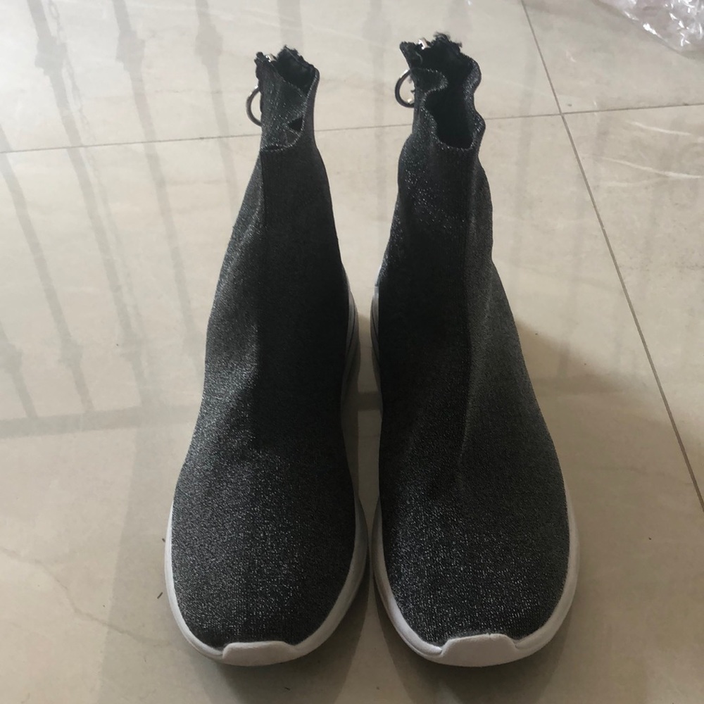 ❤️❤️❤️❤️metallic socks sneaker platform